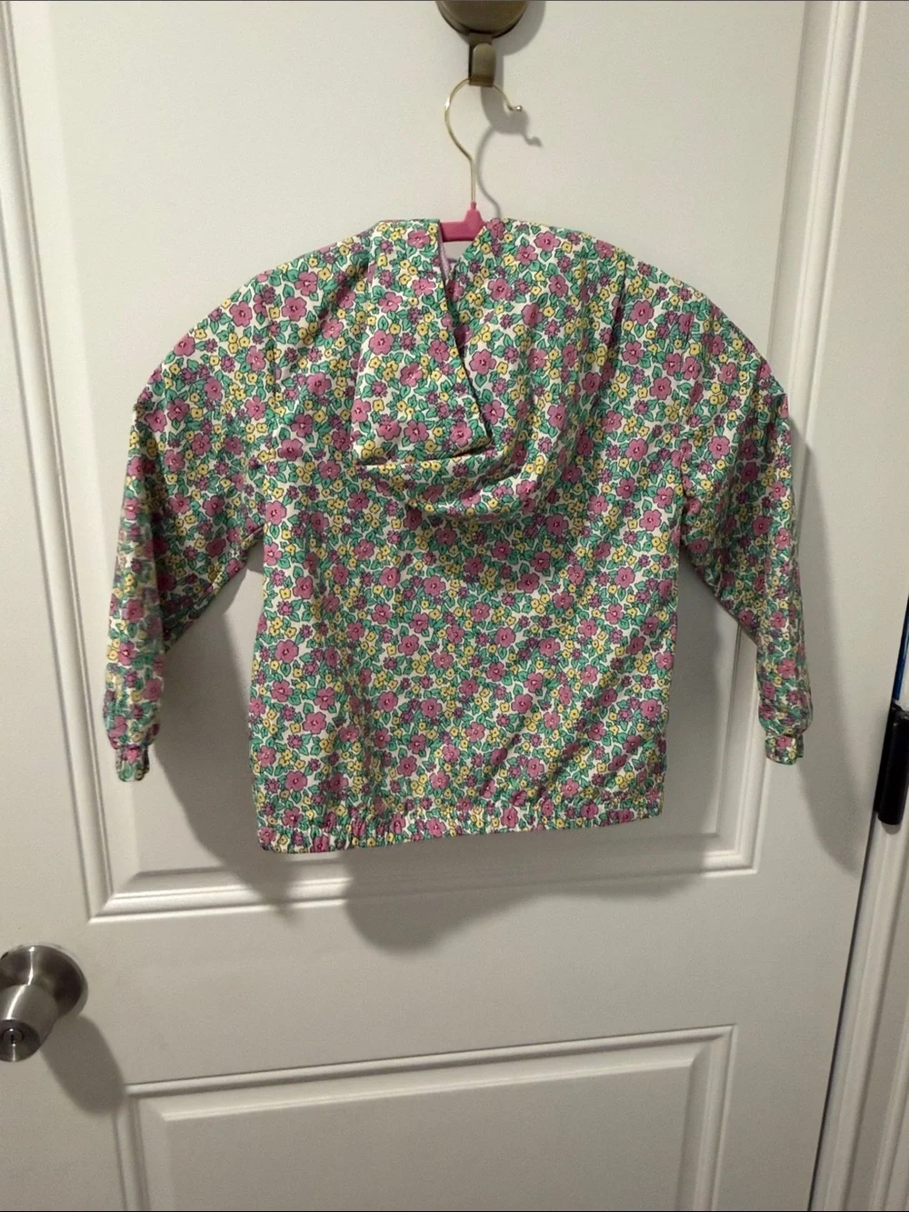 Girls Floral Lightweight Hooded Jacket - size 4T NWT